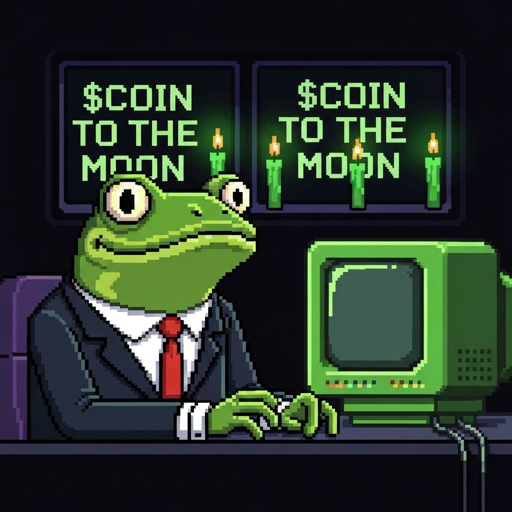 Pixel frog trading $COIN